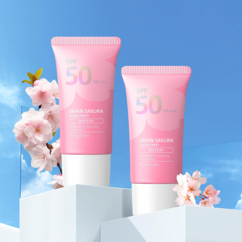 2 pcs sakura w 2 pcs Laikou Japan Sakura Sunscreen SPF 50 PA+++