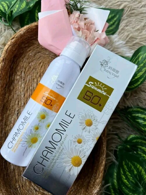 531143207_122220288446139150_5415829592040685920_n Chamomile Brightening Sunscreen Spray SPF 50+