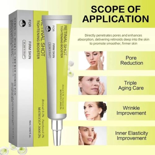 Retinol Shot Tightening Booster Cream – Anti Aging & Wrinkle Repair