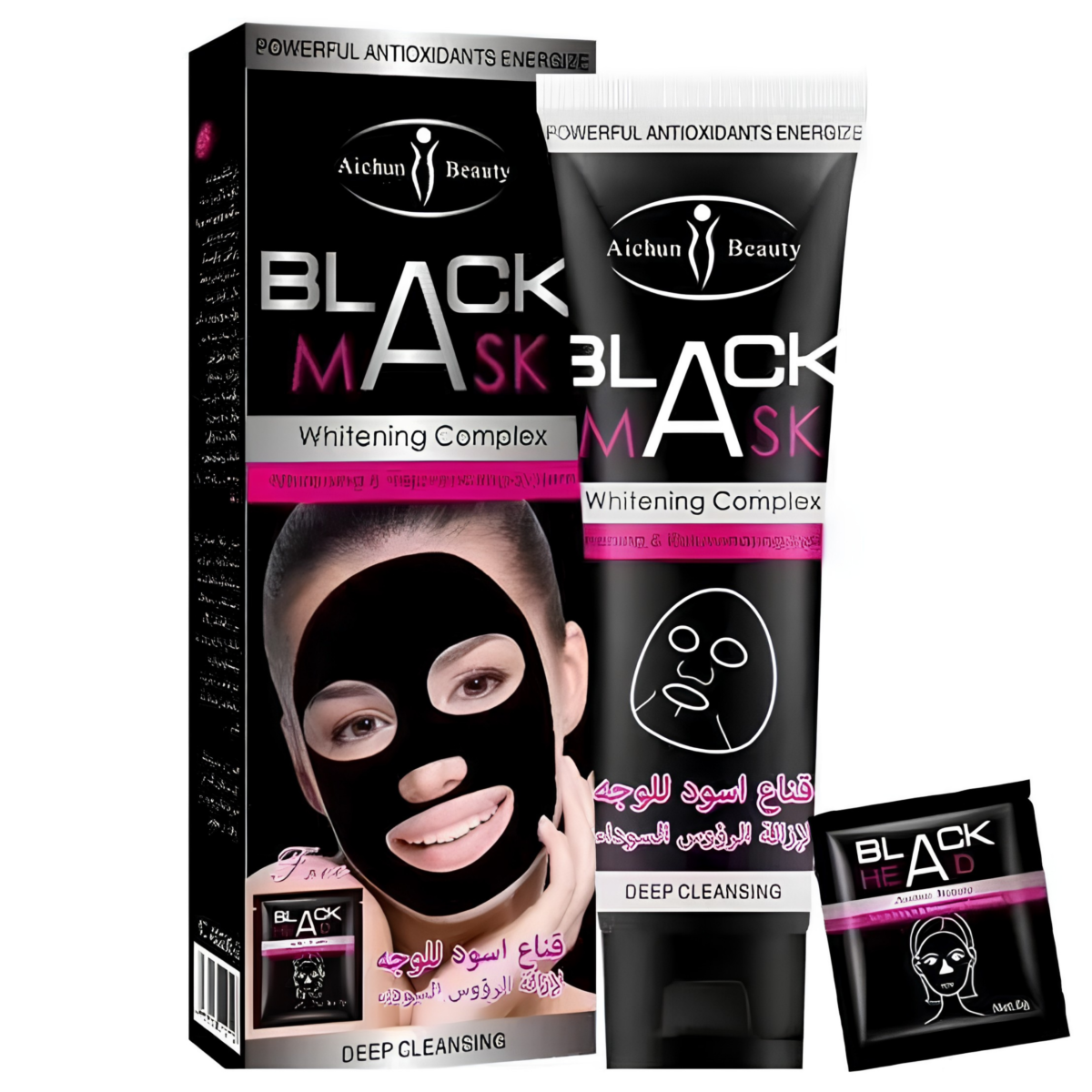 Aichun Beauty Black Mask – Deep Cleansing & Blackhead Remover-120 ml