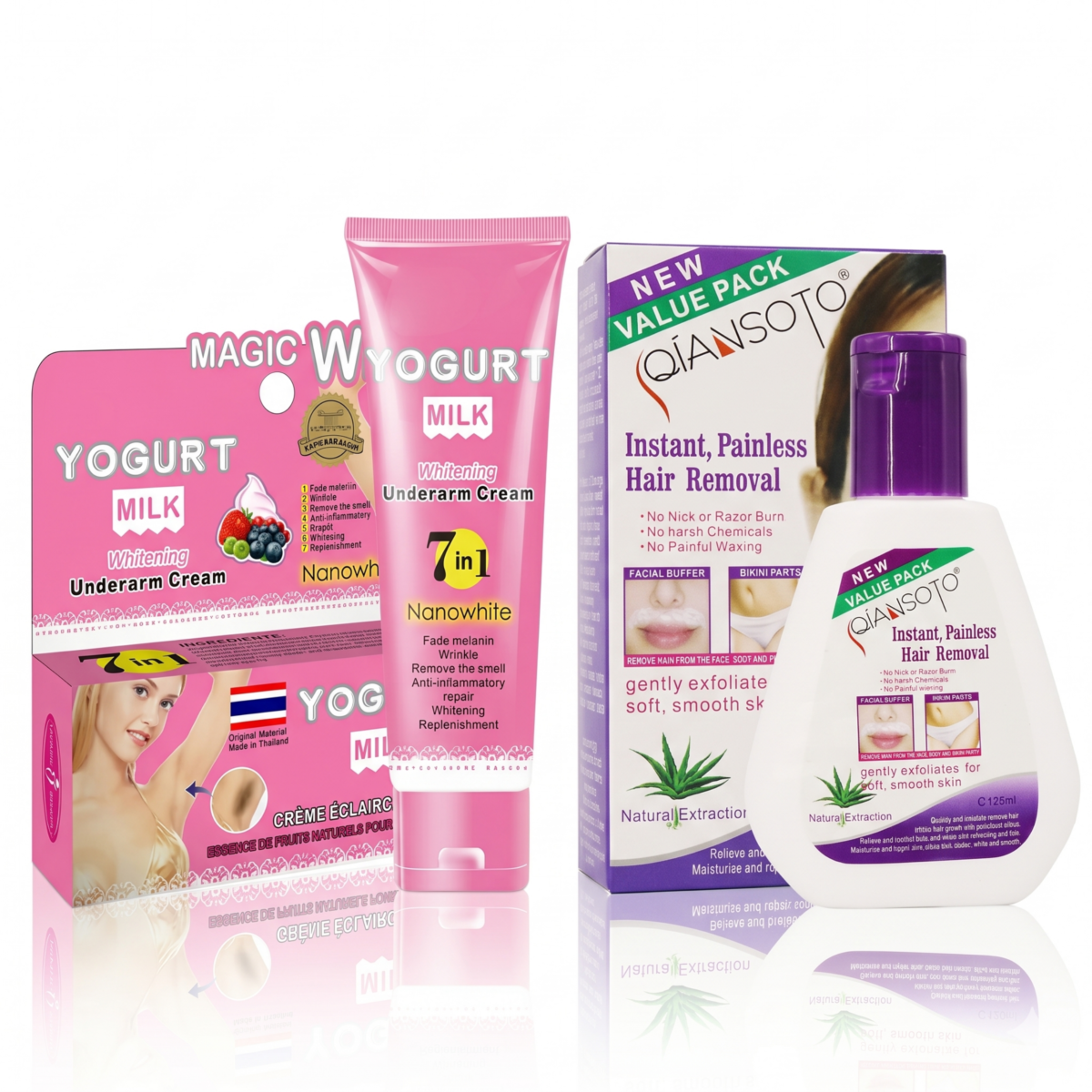 hcream yc Underarm Glow & Hair Removal Kit
